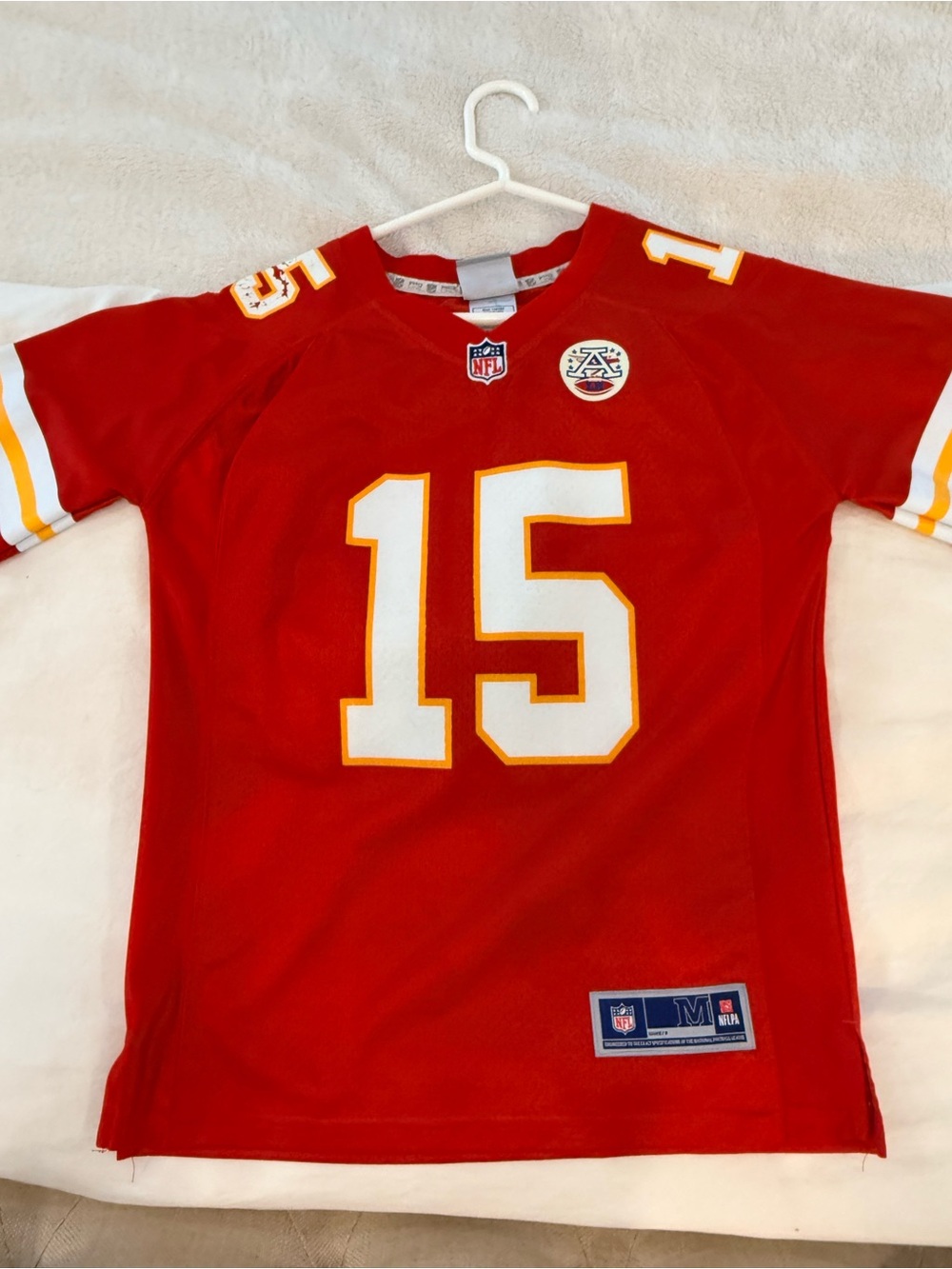 NFL Kansas City Chiefs Red & White #15 Kids Jersey